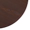 Econoco 30'' Diameter Round Topper Shelf For Round Racks, Dark Brown ROUNDSBN - alternate 2